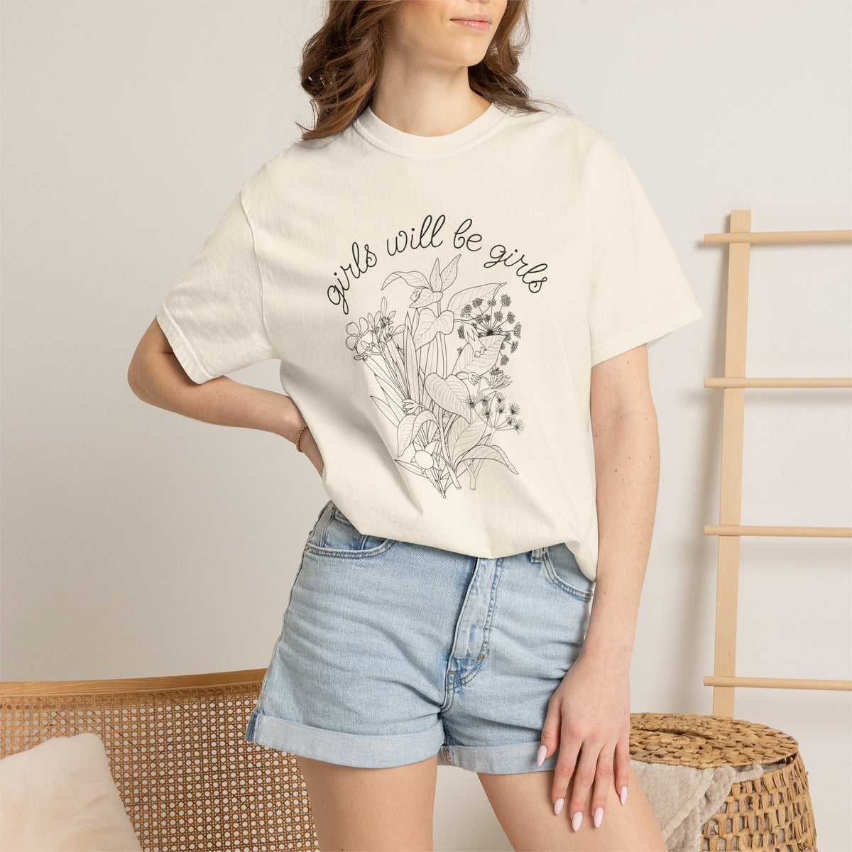 Girls Will Be Girls Floral T-Shirt
