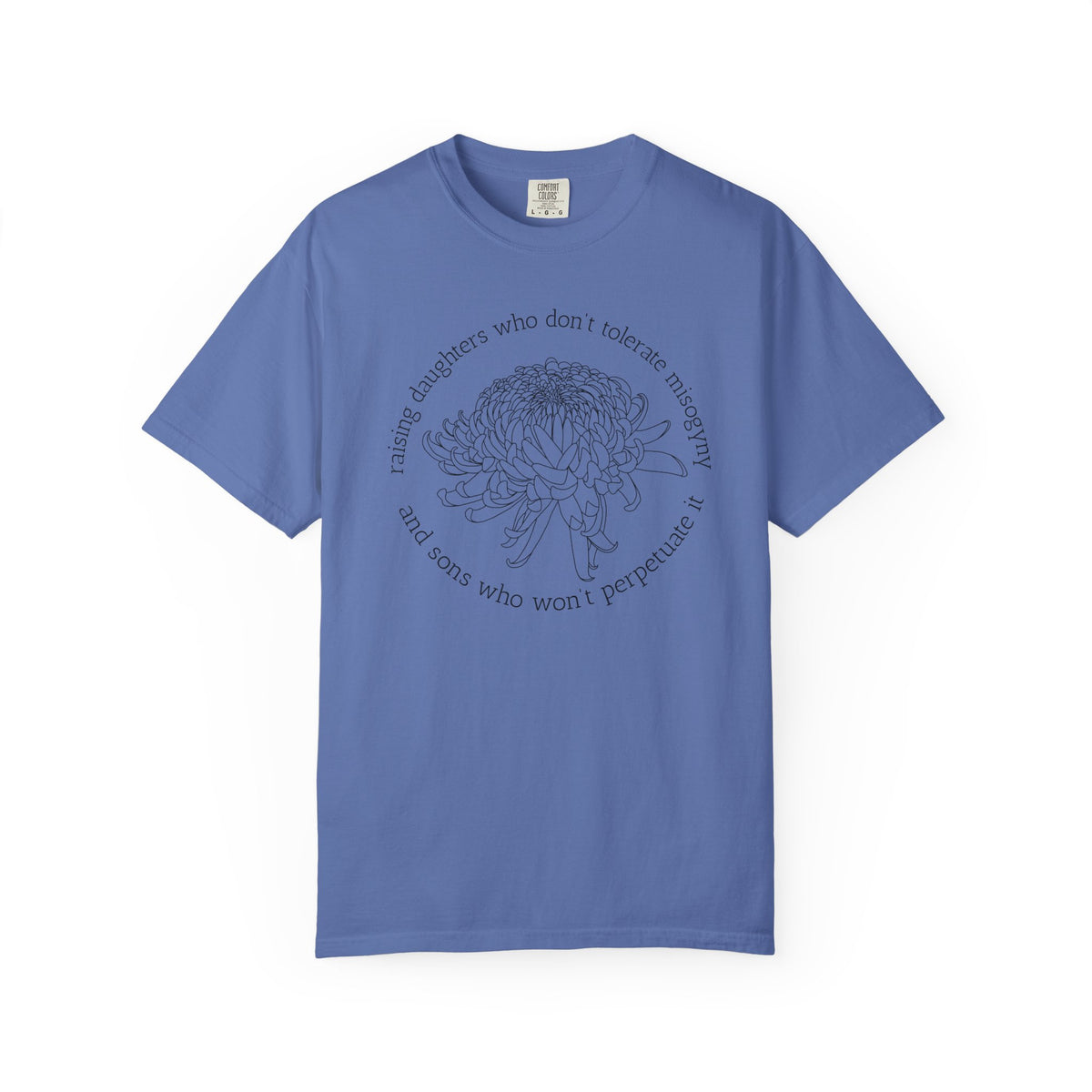 Floral Raising Daughters and Sons T-Shirt Botanical Line Art