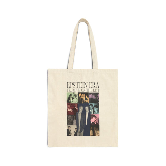 Trendy Cotton Canvas Tote Bag with Epstein Era Design, Trump Statement, Eco-Friendly Shopping Bag, Artistic Gift Bag, Stylish Beach Tote, Unique [...]