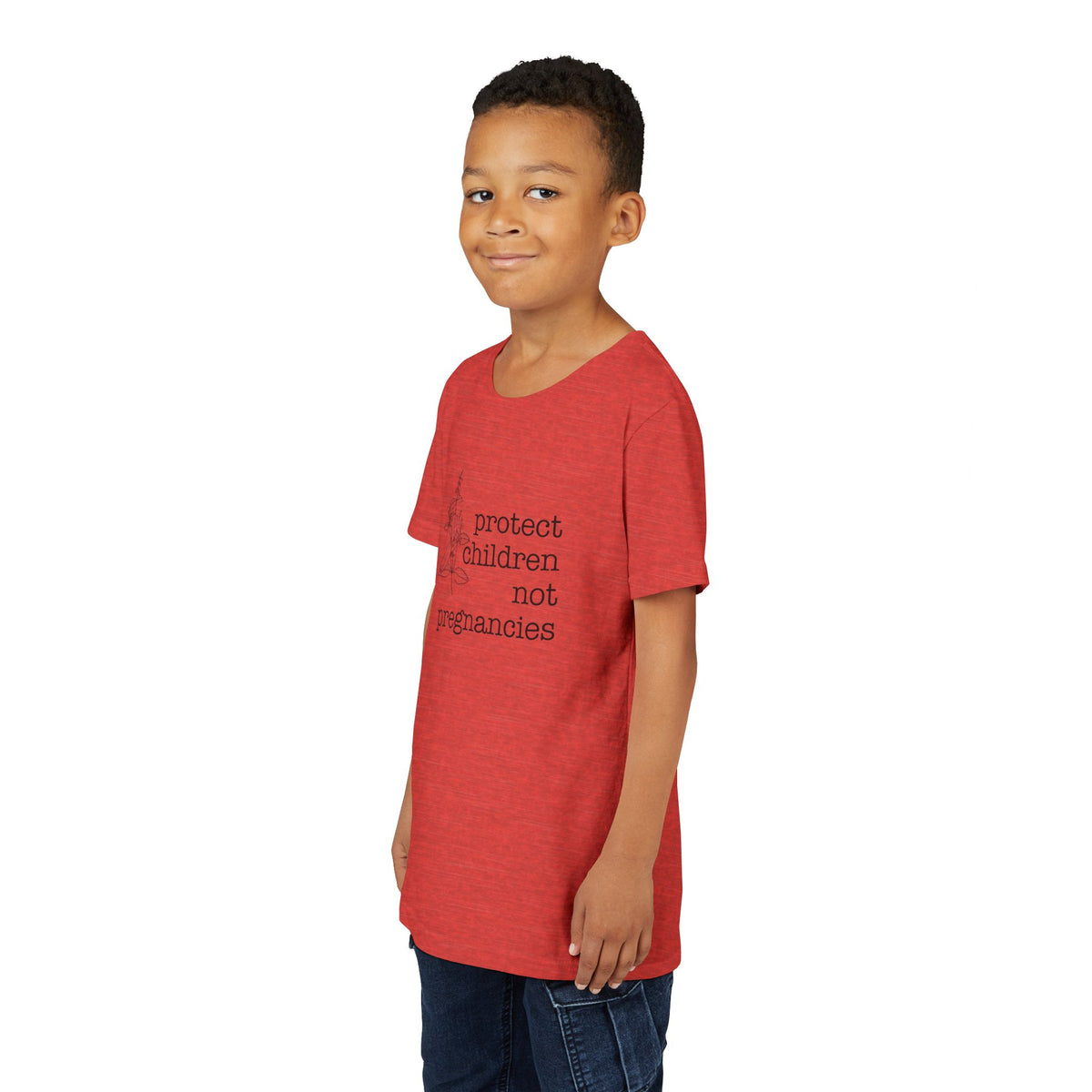 Protect Children Not Pregnancies Youth Short Sleeve Tee
