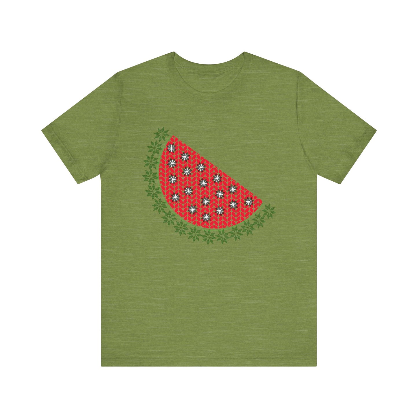 Watermelon Ugly Sweater Unisex Jersey Short Sleeve Tee