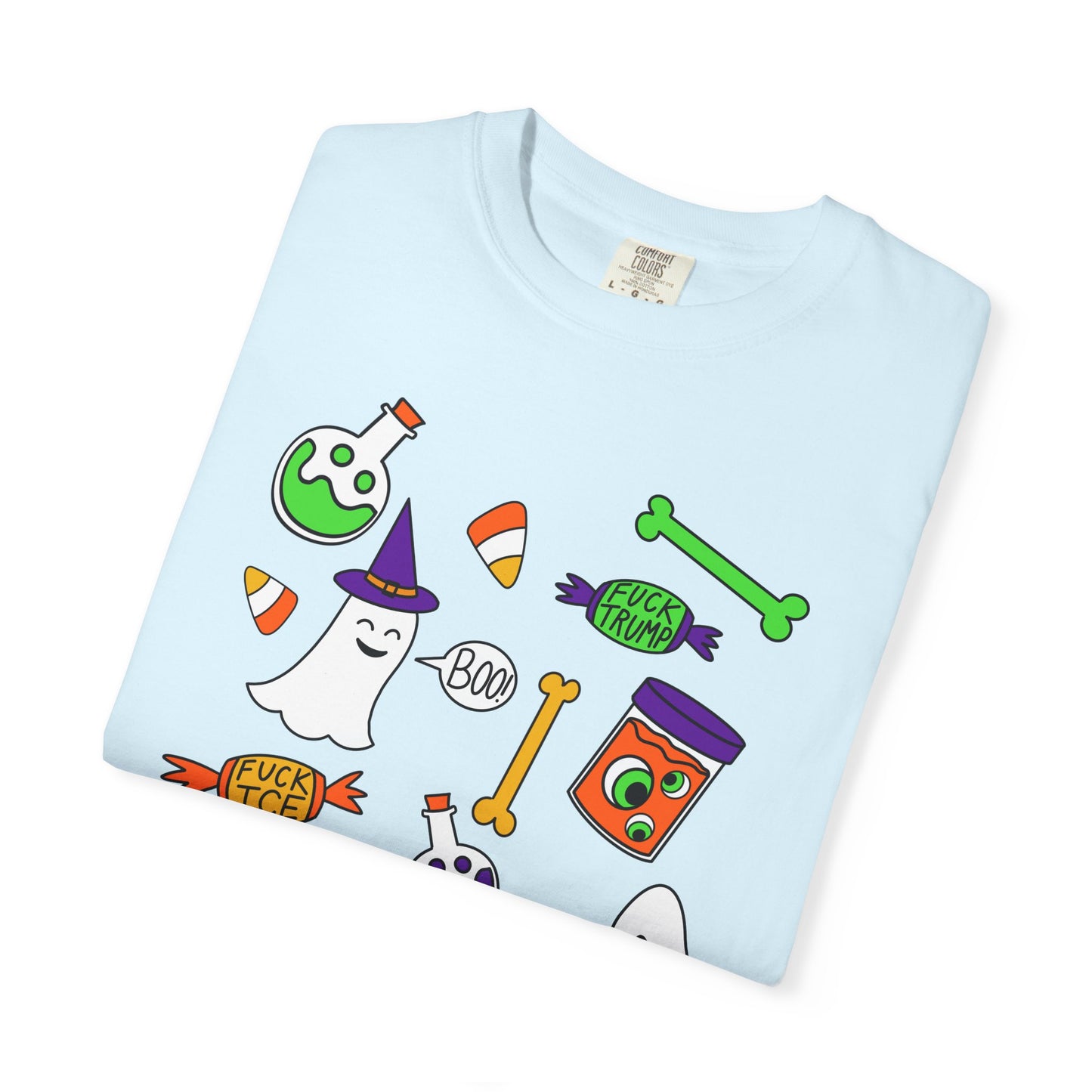 Halloween Candy Ghosts T-Shirt — Cute Spooky Trick-or-Treat Graphic Tee
