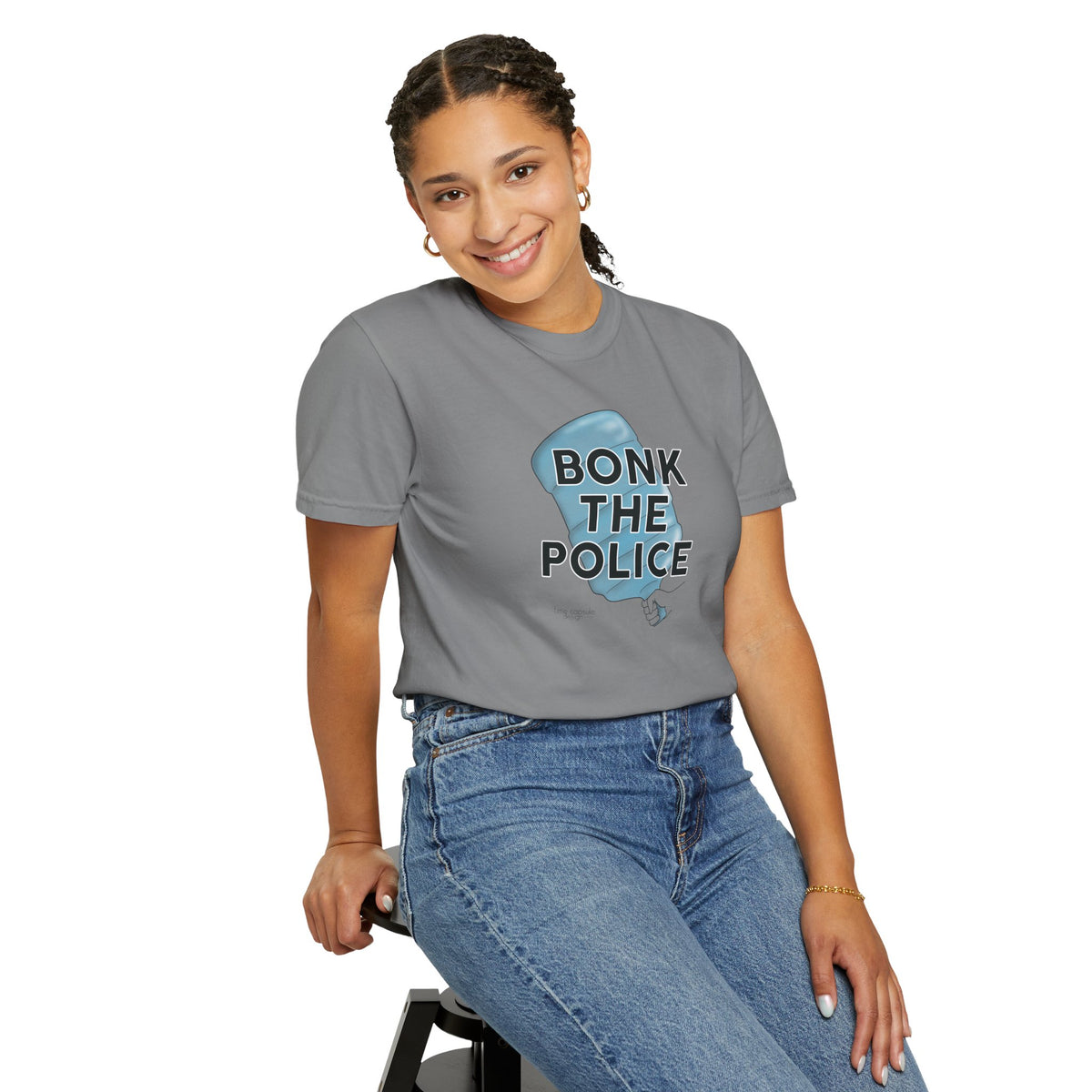 Graphic T-Shirt "Bonk the Police" Funny Meme Tee