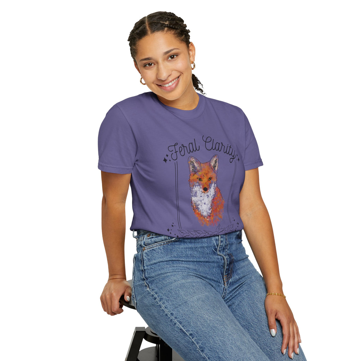 Feral Clarity Fox Graphic T-Shirt