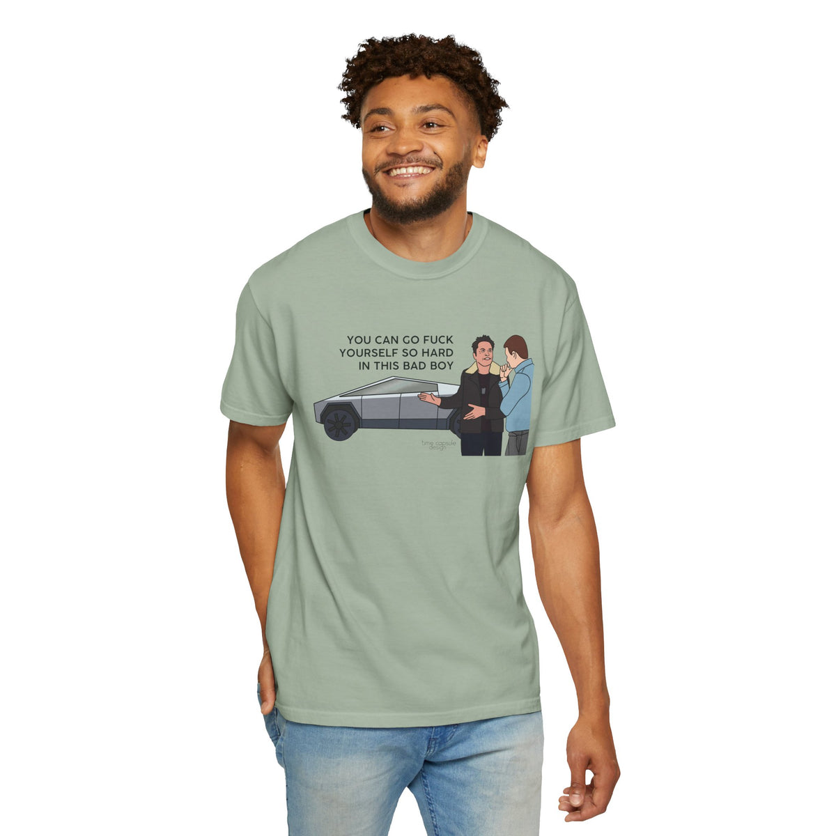 Elon Musk Cybertruck Tesla You Can Go Fuck Yourself So Hard in This Bad Boy T-Shirt