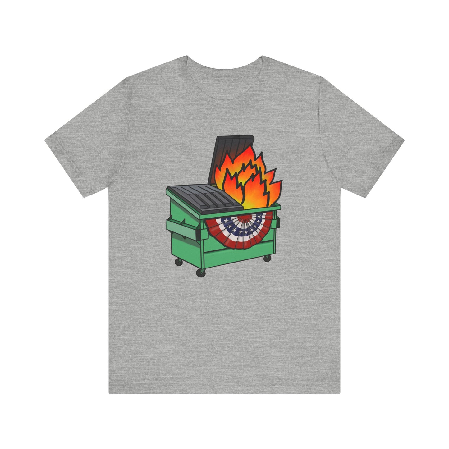 American Dumpster Fire Unisex Jersey Short Sleeve Tee