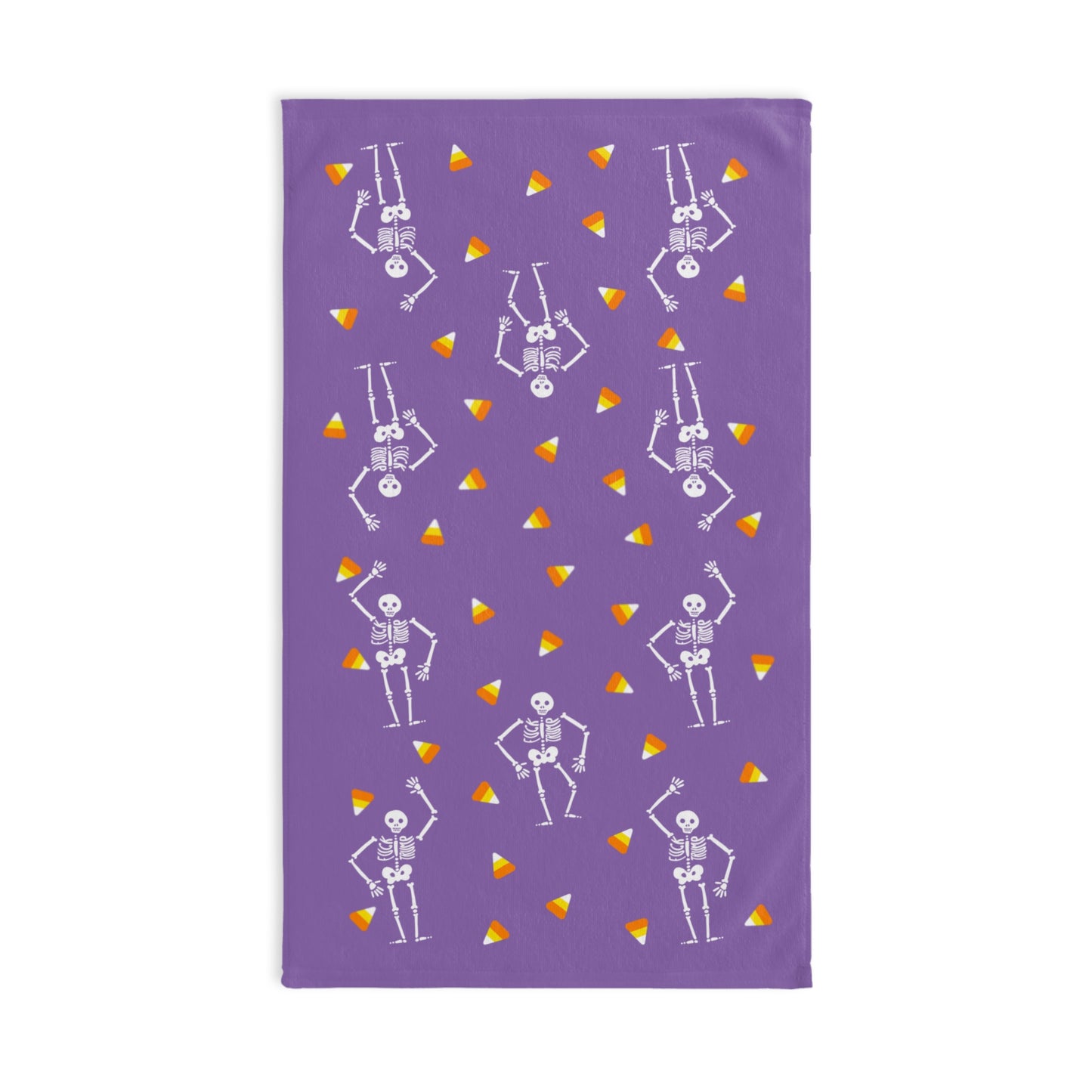 Slightly Subtle Skeleton Hand Towel, Purple Halloween Spooky Trump Fun Decor for Kitchen or Bathroom, Parties, Trick or Treat, Fall Vibes