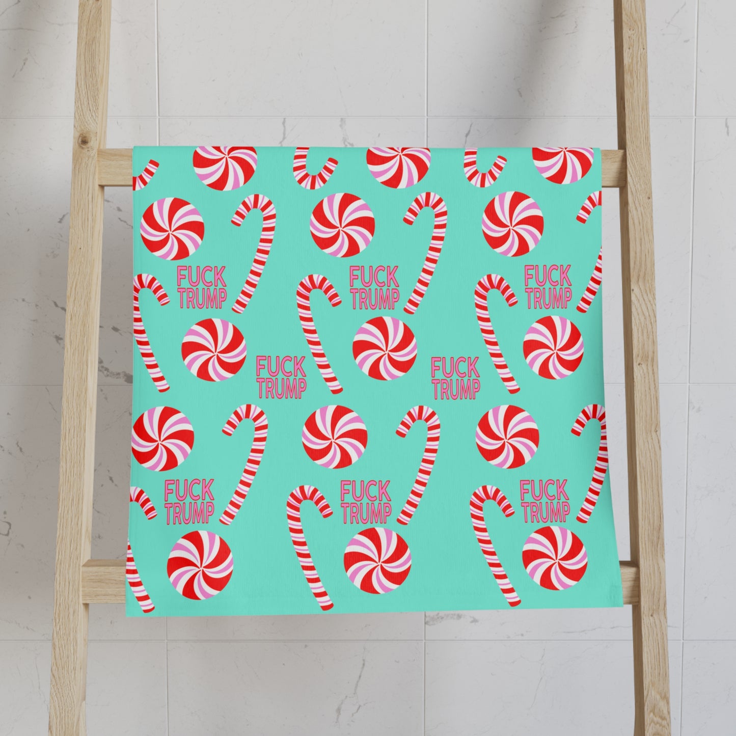 Subtle Peppermint Hand Towel