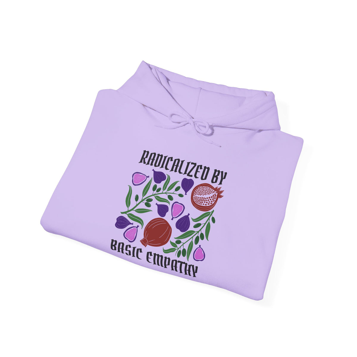 Radicalized by Basic Empathy Floral Hoodie