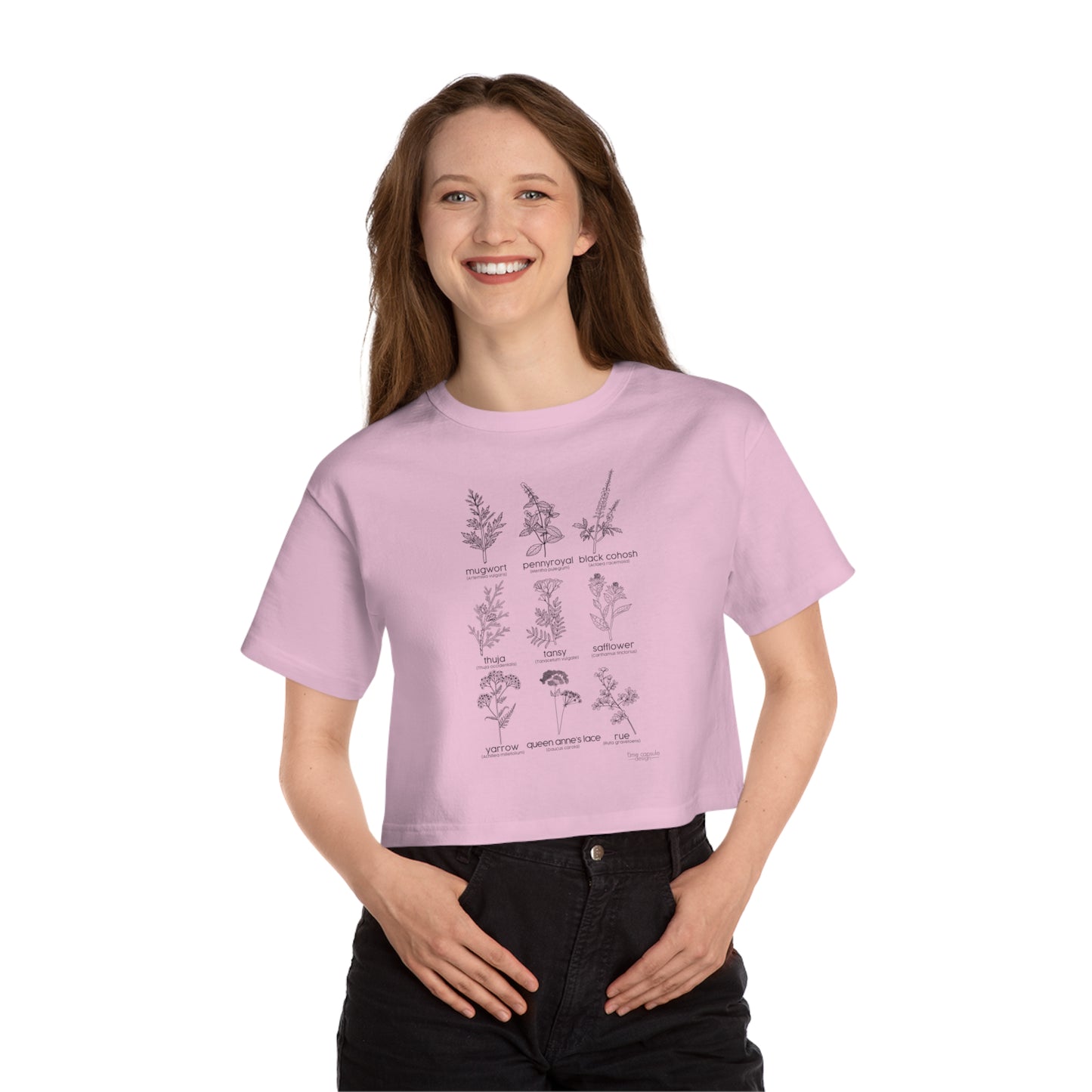 Herbs for Reproductive Freedom Champion Women's Heritage Cropped T-Shirt