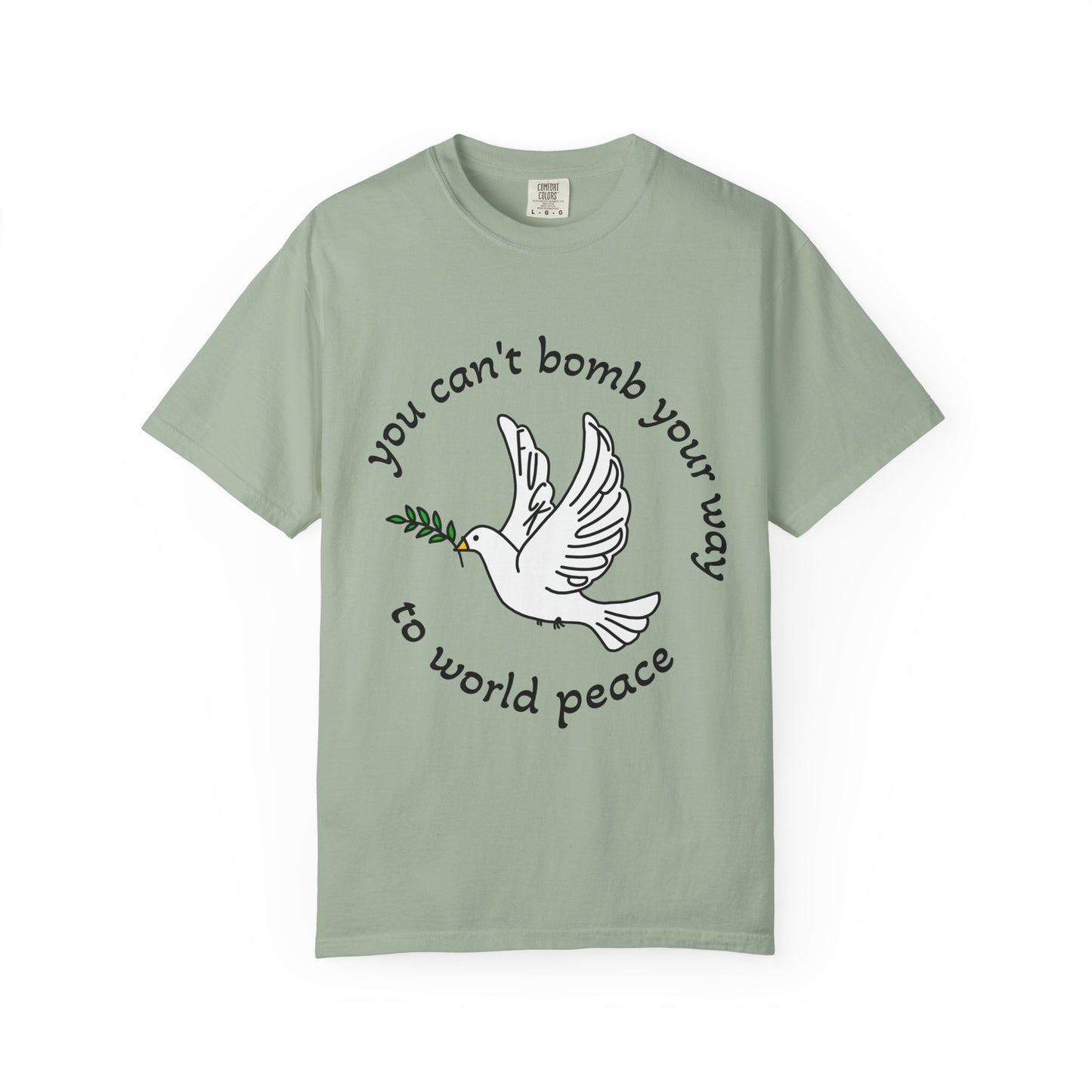 Bombs for World Peace Comfort Colors T Shirt