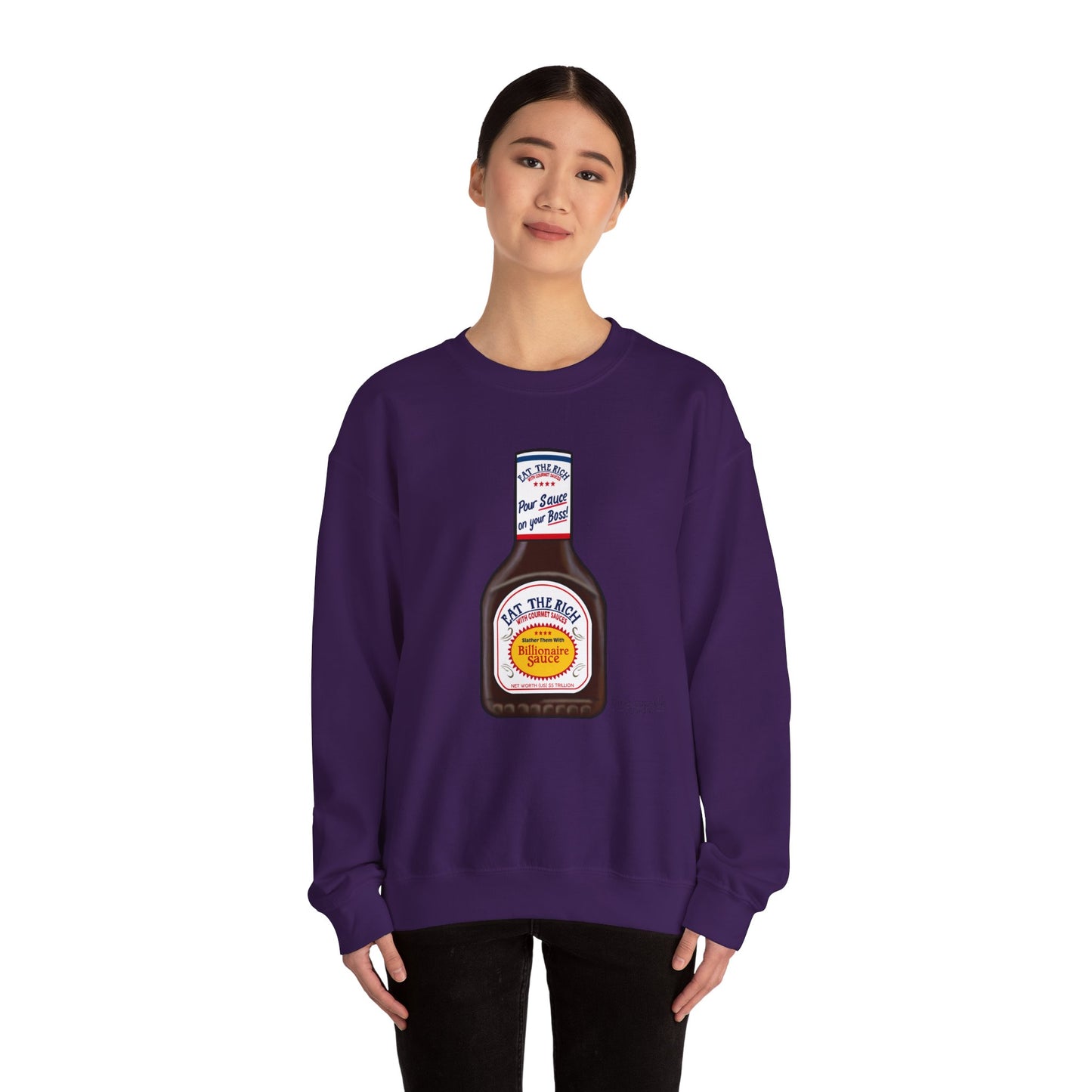 Sweet Eat the Rich Unisex Heavy Blend™ Crewneck Sweatshirt