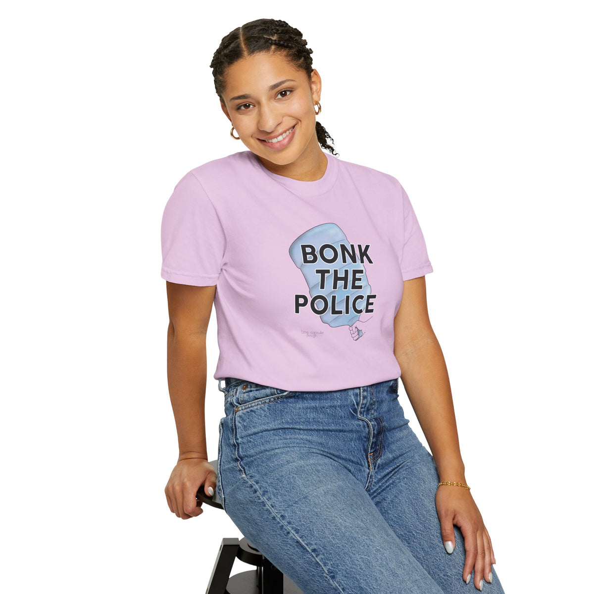 Graphic T-Shirt "Bonk the Police" Funny Meme Tee