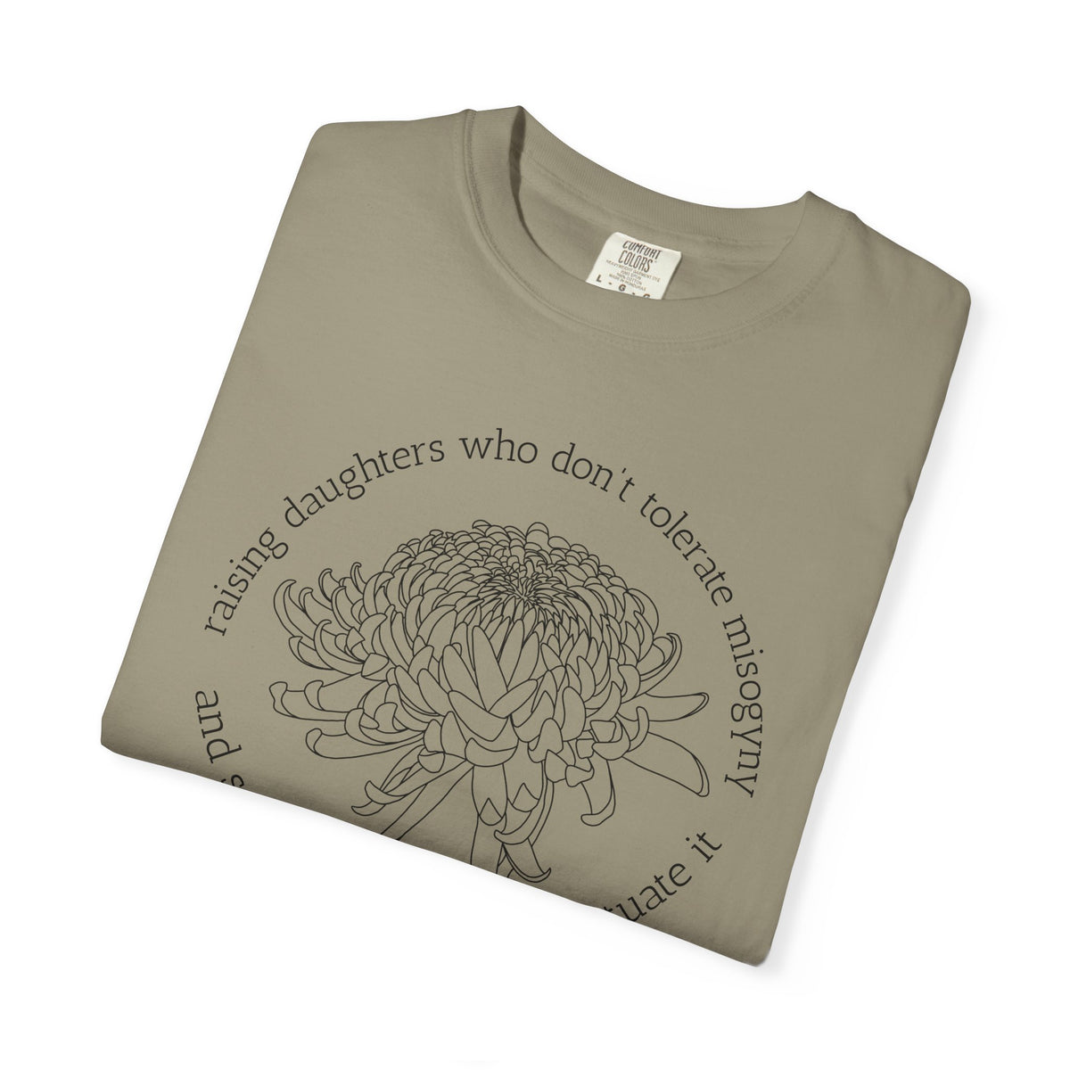 Floral Raising Daughters and Sons T-Shirt Botanical Line Art