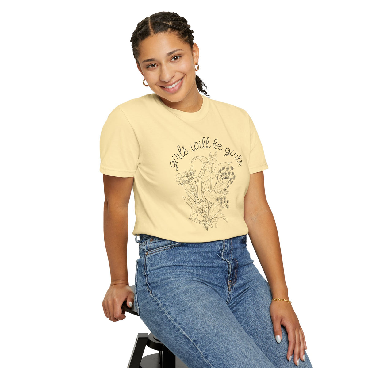 Girls Will Be Girls Floral T-Shirt