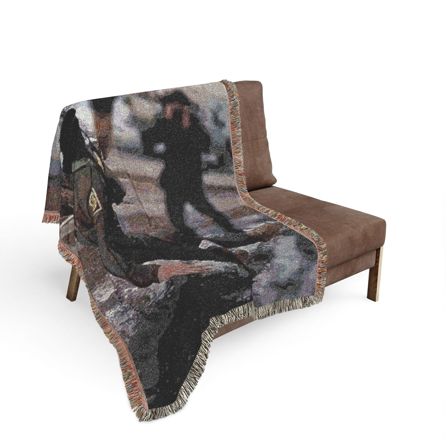 Ice Agent Slip and Fall Woven Blanket | Throw Blanket Cozy Anti Ice Decor