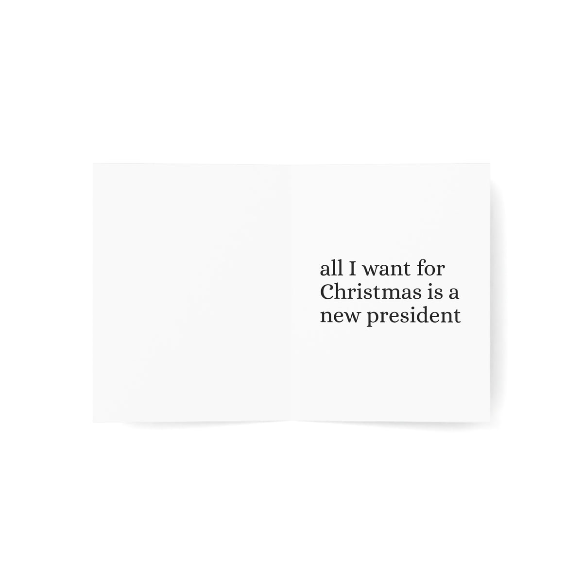 Tree Cake Funny Christmas Greeting Card FDT Holiday Tree Design