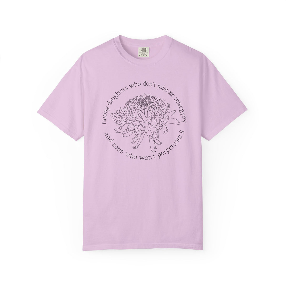 Floral Raising Daughters and Sons T-Shirt Botanical Line Art