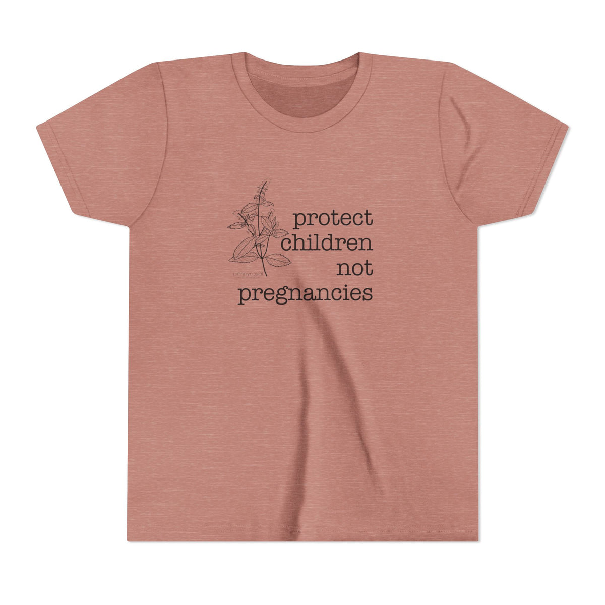 Protect Children Not Pregnancies Youth Short Sleeve Tee