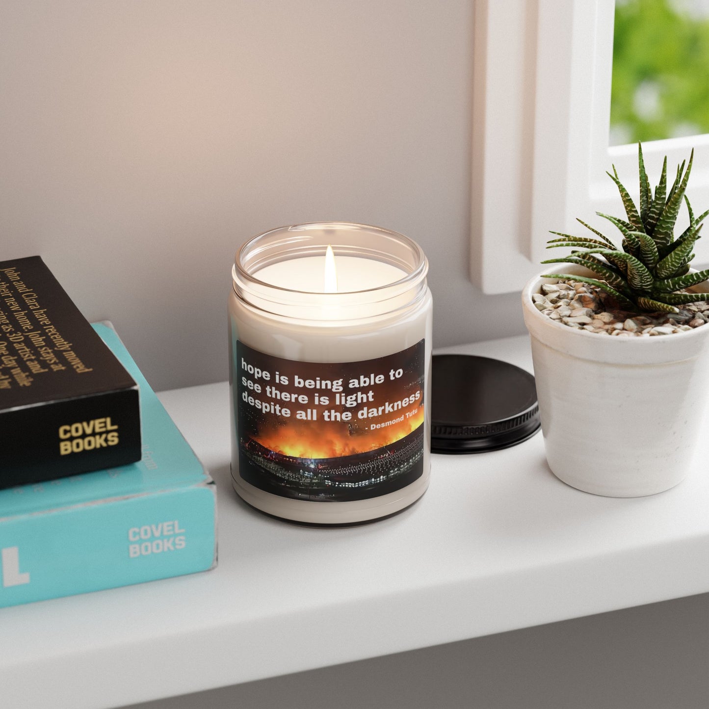 Warehouse Fire Candle for Hope | Scented Soy Candle 9oz