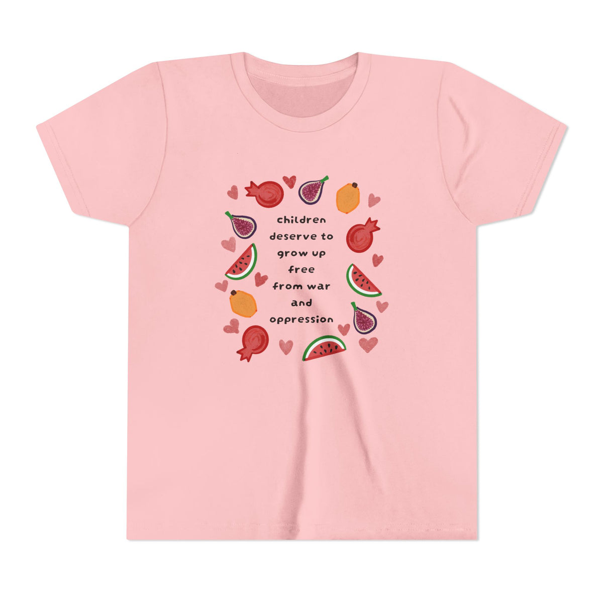 Children Deserve to Grow Up Free From War and Oppression Youth T-Shirt