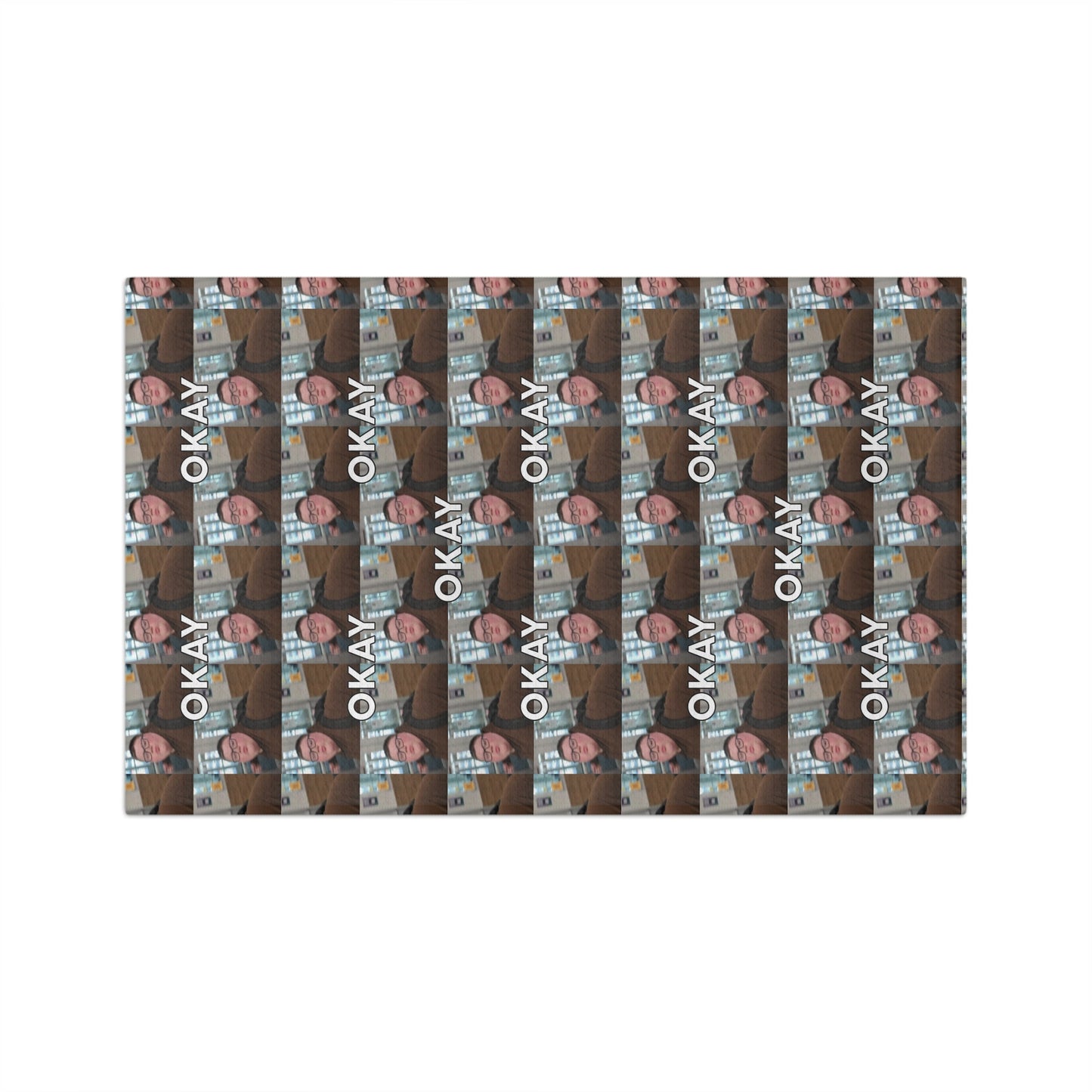 Okay Punch Meme Microfiber Tea Towel | Funny Kitchen Towel