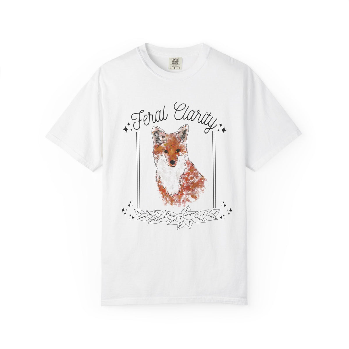 Feral Clarity Fox Graphic T-Shirt