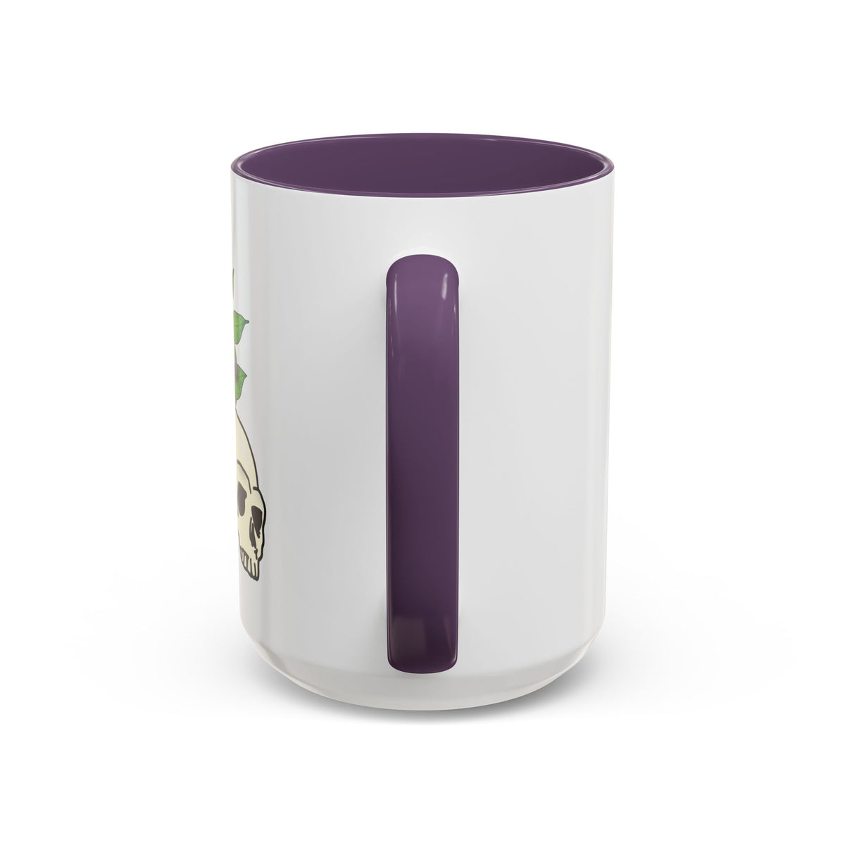 Herbal Remedy Coffee Mug Aqua Tofana Potion Bottle, Skull & Botanical Gothic Accent Mug