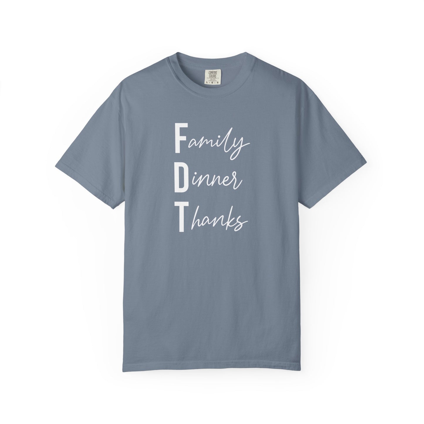 Family Dinner Thanks T-Shirt fdt Thanksgiving Family Gathering Tee