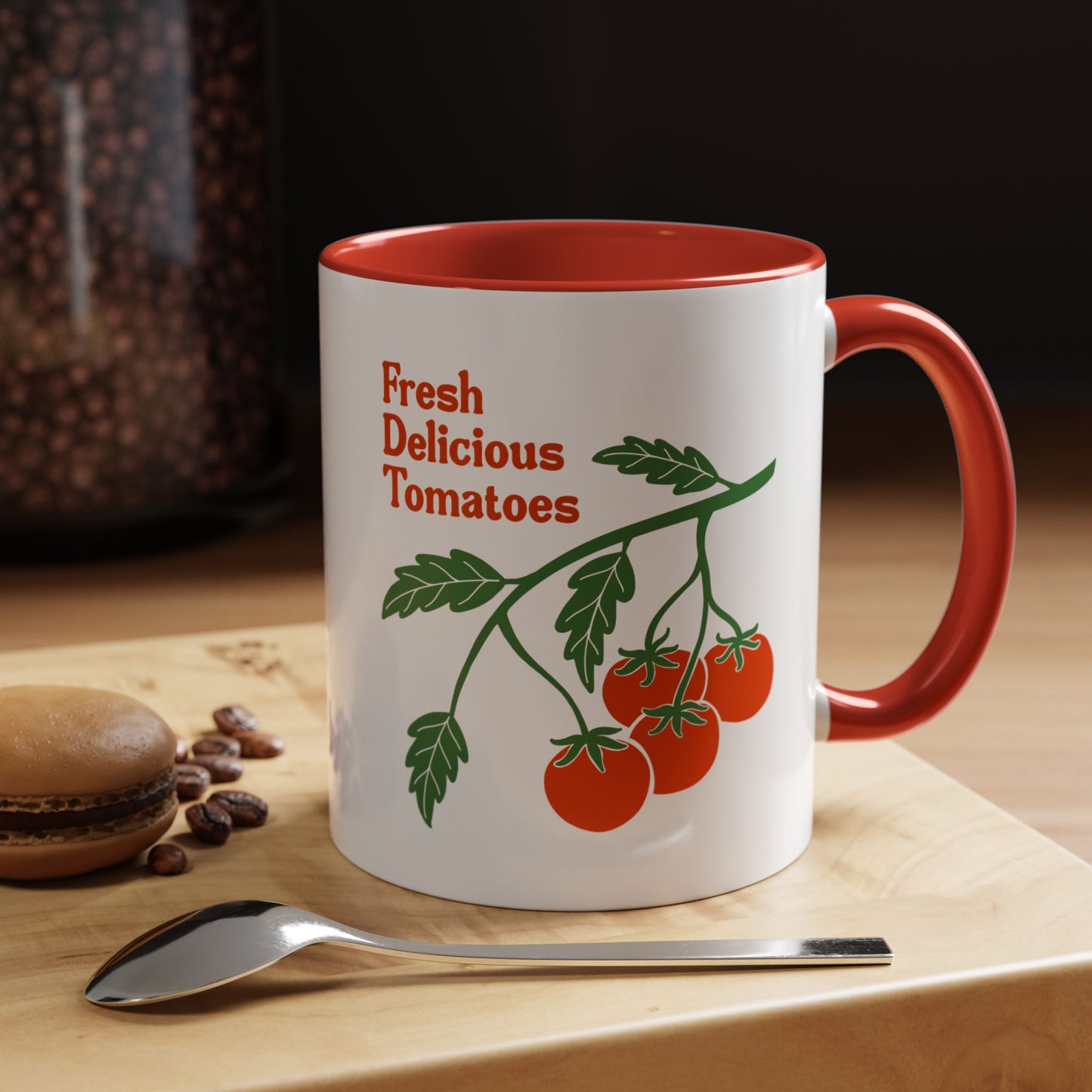 Fresh Delicious Tomatoes Mug | Accent Coffee Mug 11/15oz FDT