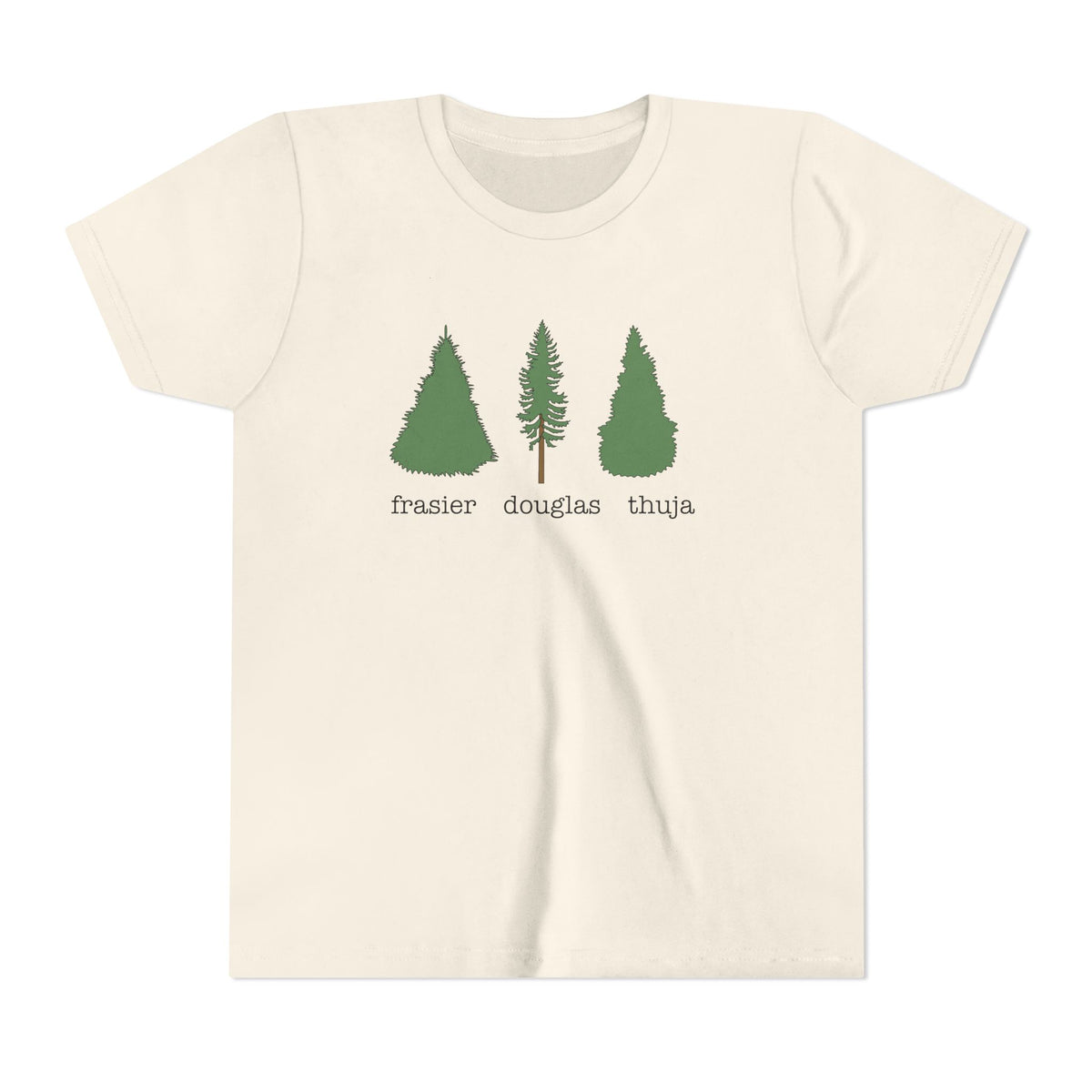 Youth Short Sleeve Tee – Fraser Douglas Thuja Tree Lover Shirt
