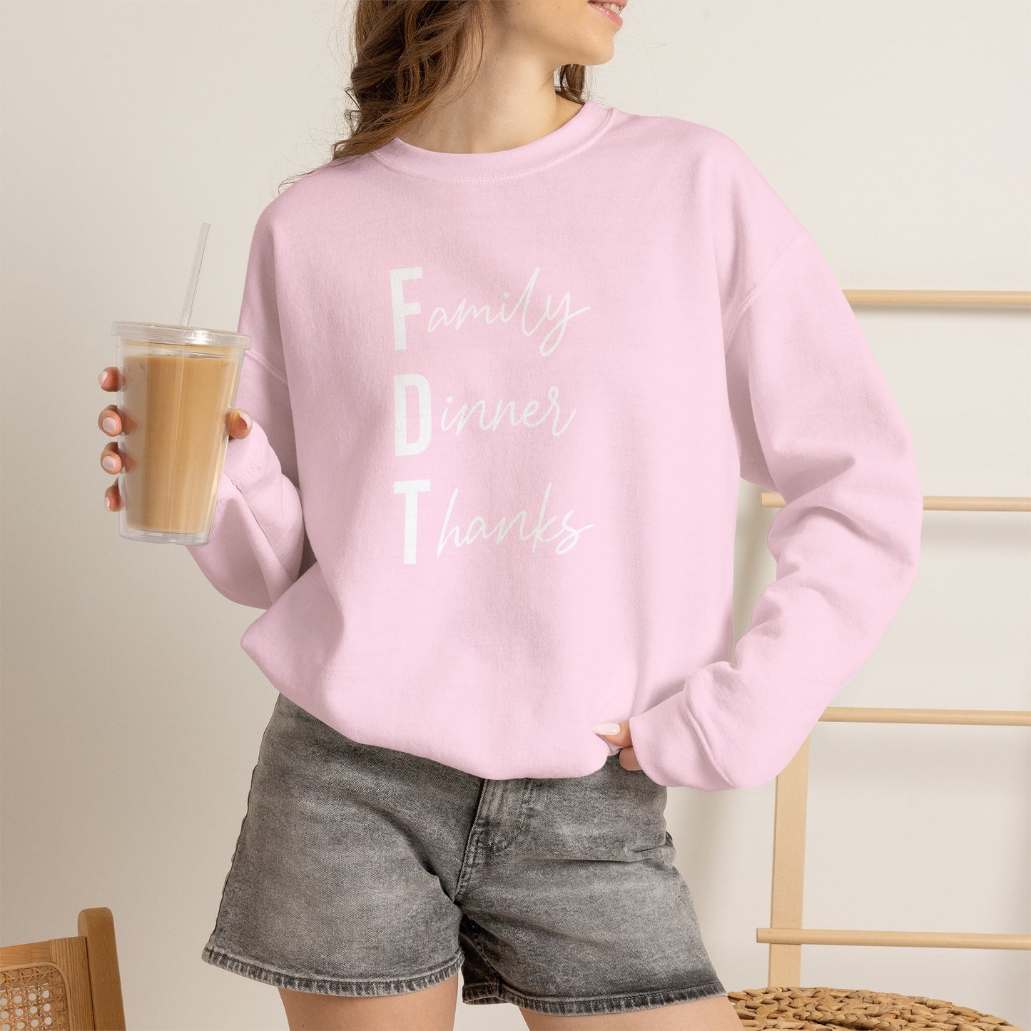 Family Dinner Thanks Sweatshirt thanksgiving fdt
