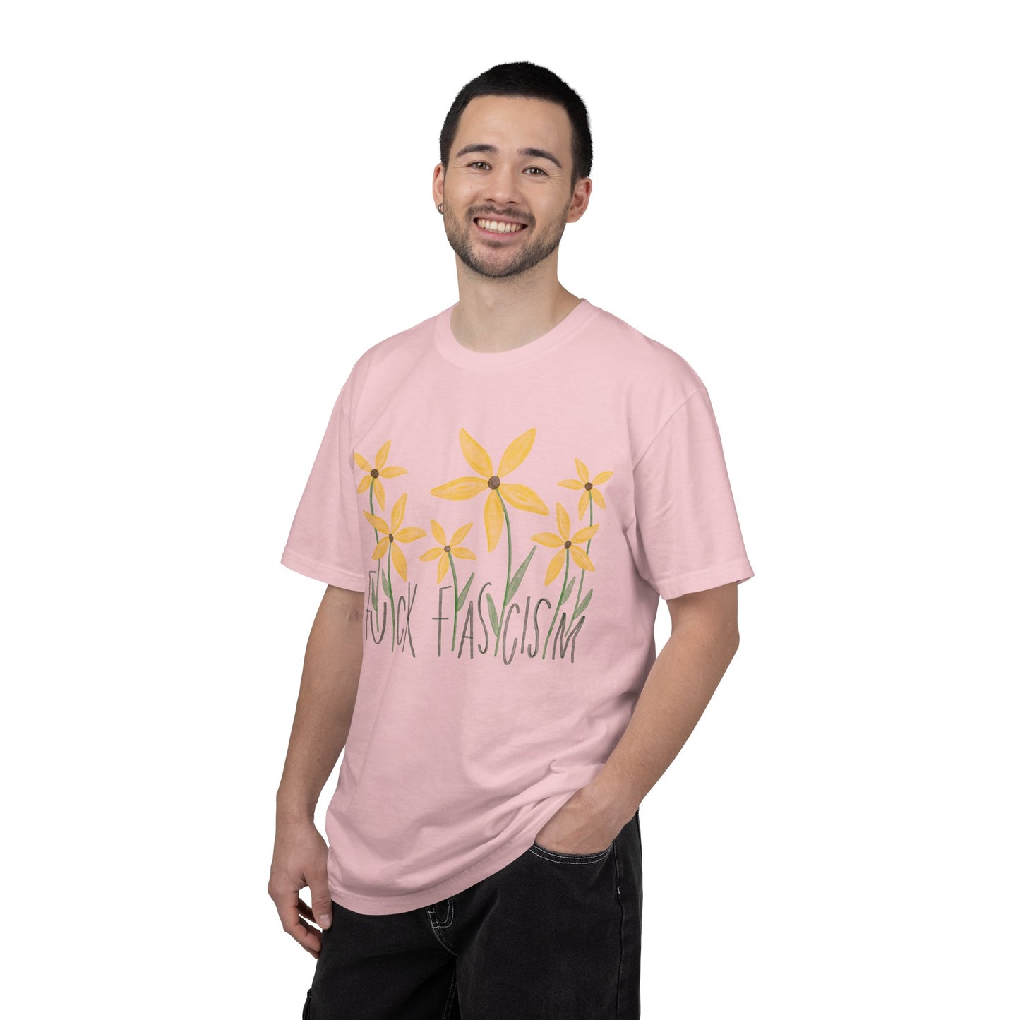 Slightly Subtle Black Eyed Susan T-Shirt | Yellow Floral Comfort Colors Tee