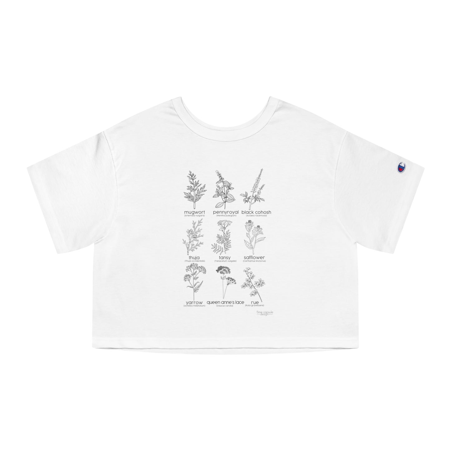 Herbs for Reproductive Freedom Champion Women's Heritage Cropped T-Shirt