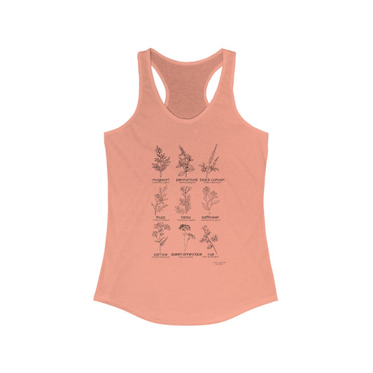 Herbs for Reproductive Freedom Racerback Tank