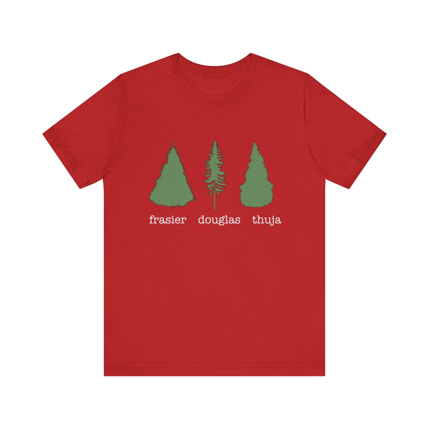 Frasier Douglas Thuja FDT Pine Tree Tee for Nature Lovers, Unisex Birthday Gift, Casual Wear, Outdoor Adventure Shirt, Eco-Conscious Style