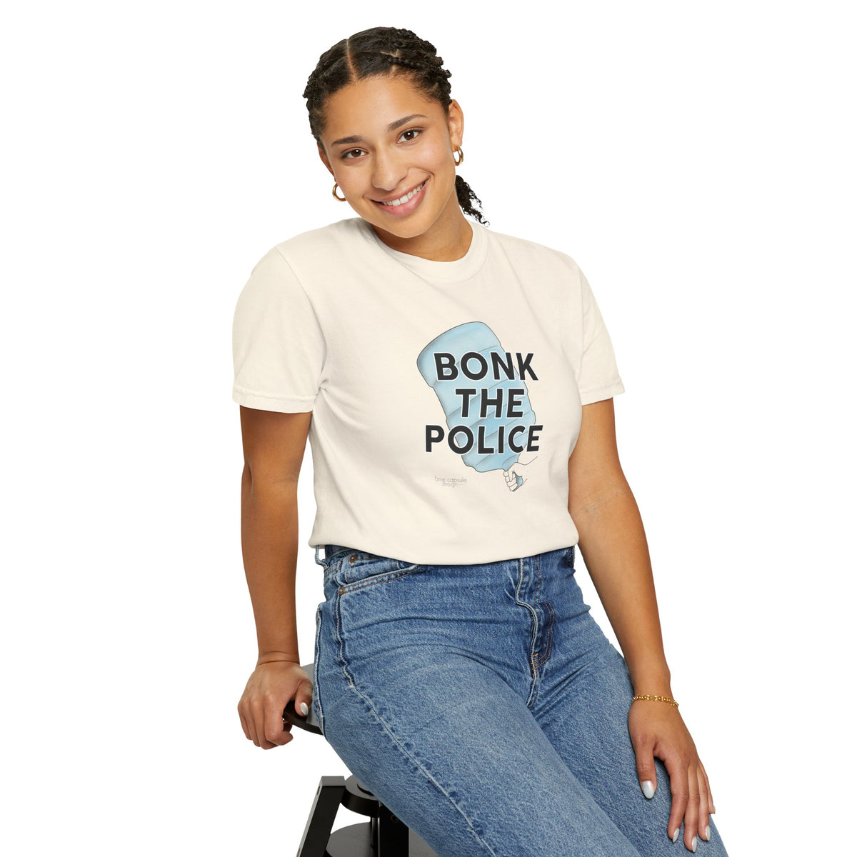 Graphic T-Shirt "Bonk the Police" Funny Meme Tee