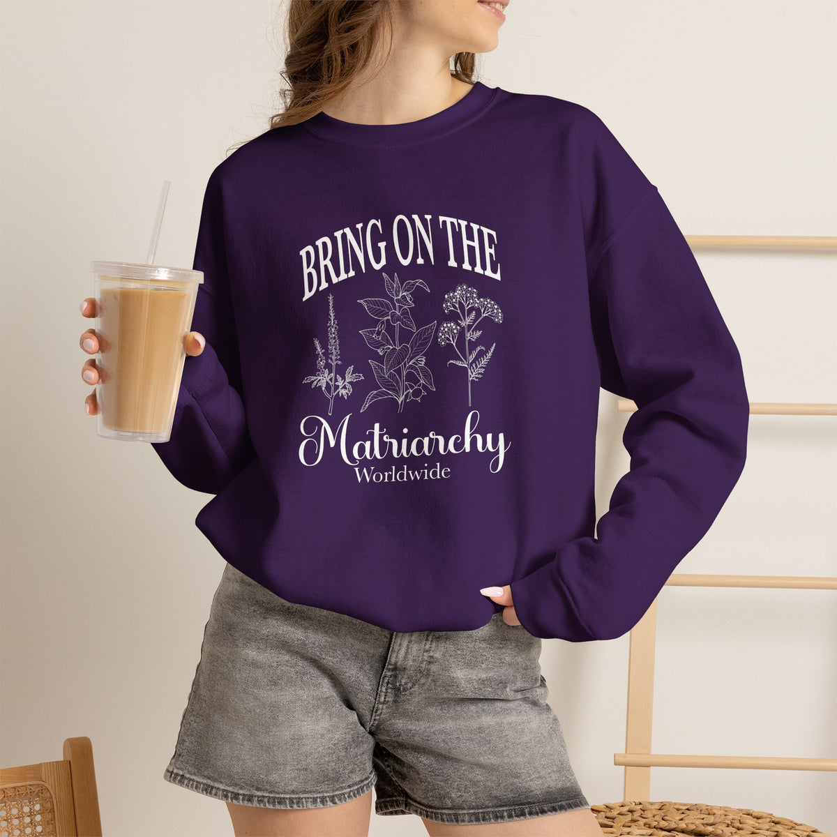 Bring on the Matriarchy Classic Crewneck Sweatshirt