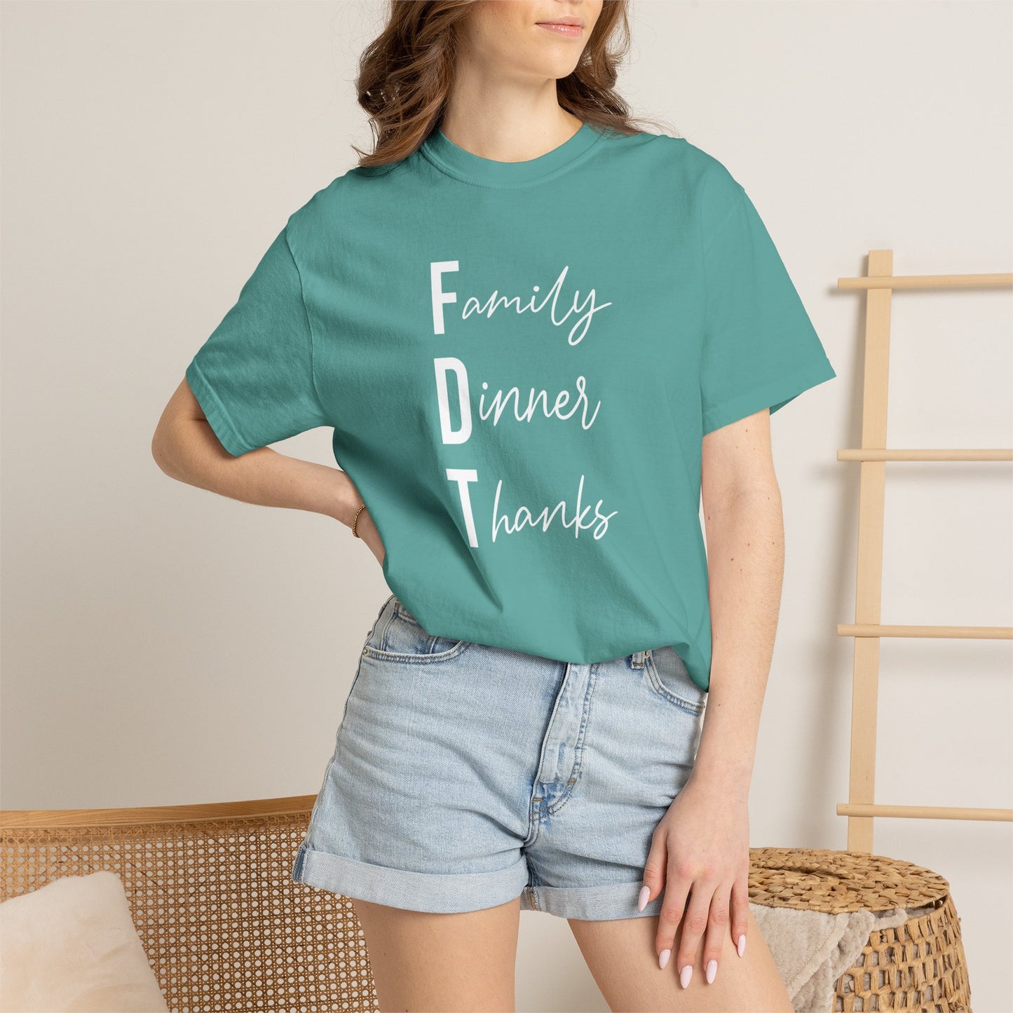 Family Dinner Thanks T-Shirt fdt Thanksgiving Family Gathering Tee