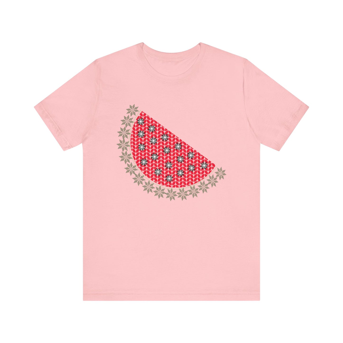 Watermelon Ugly Sweater Unisex Jersey Short Sleeve Tee