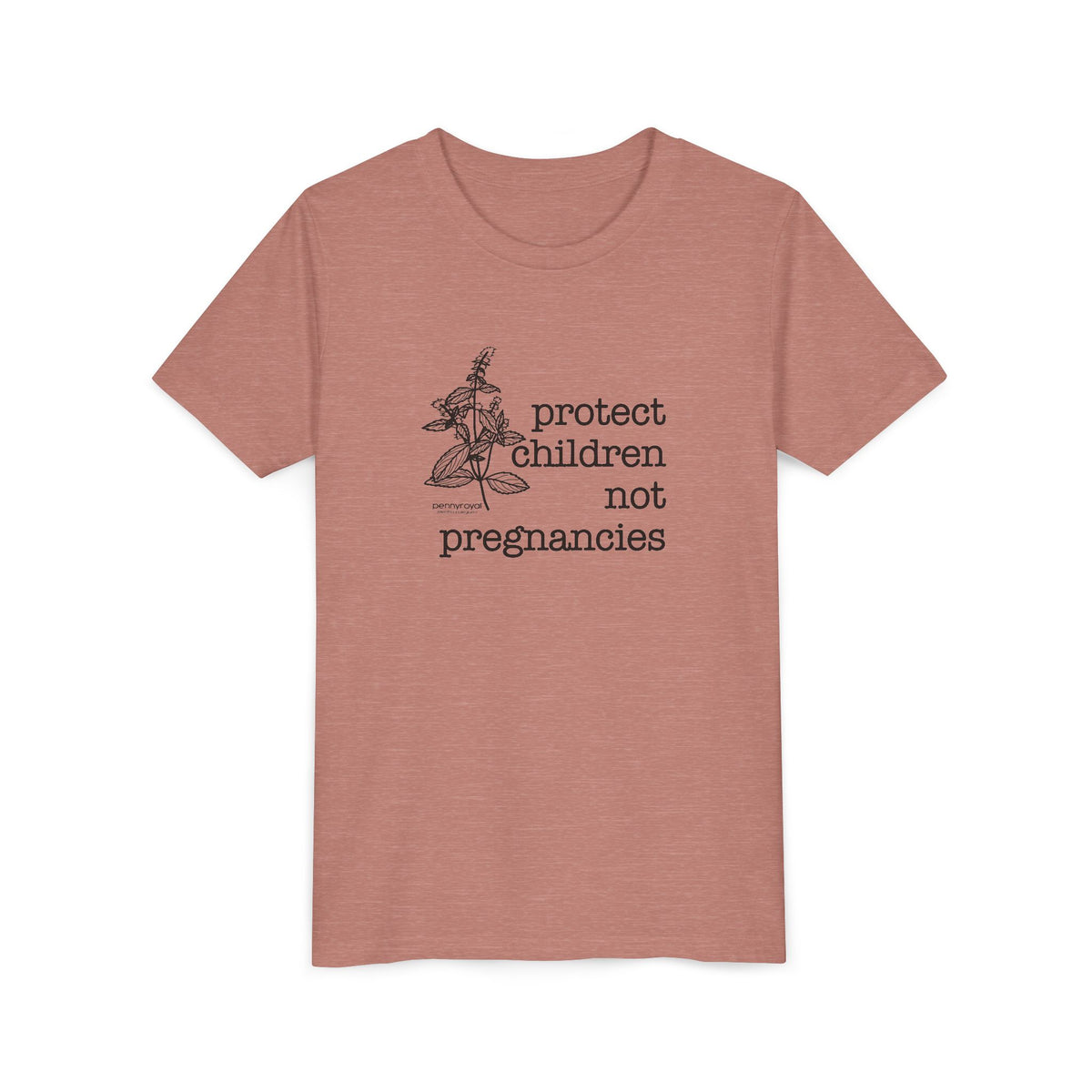 Protect Children Not Pregnancies Youth Short Sleeve Tee