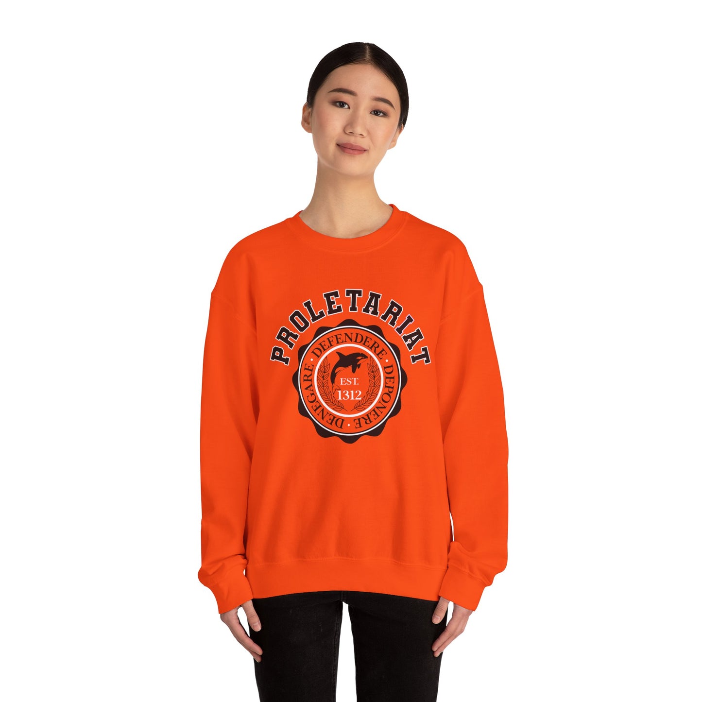Team Orca Collegiate Sweatshirt Unisex Heavy Blend™ Crewneck