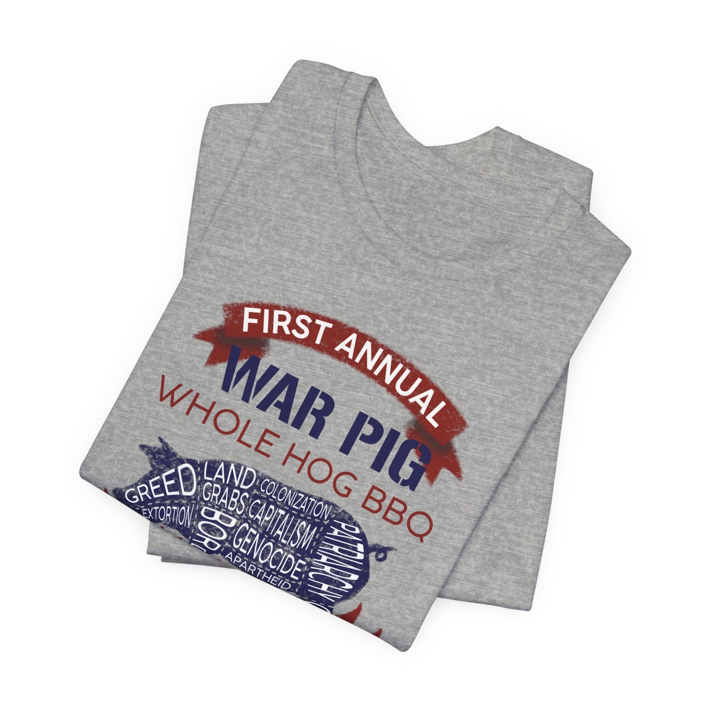 Whole Hog Pig Roast Unisex Jersey Short Sleeve Tee