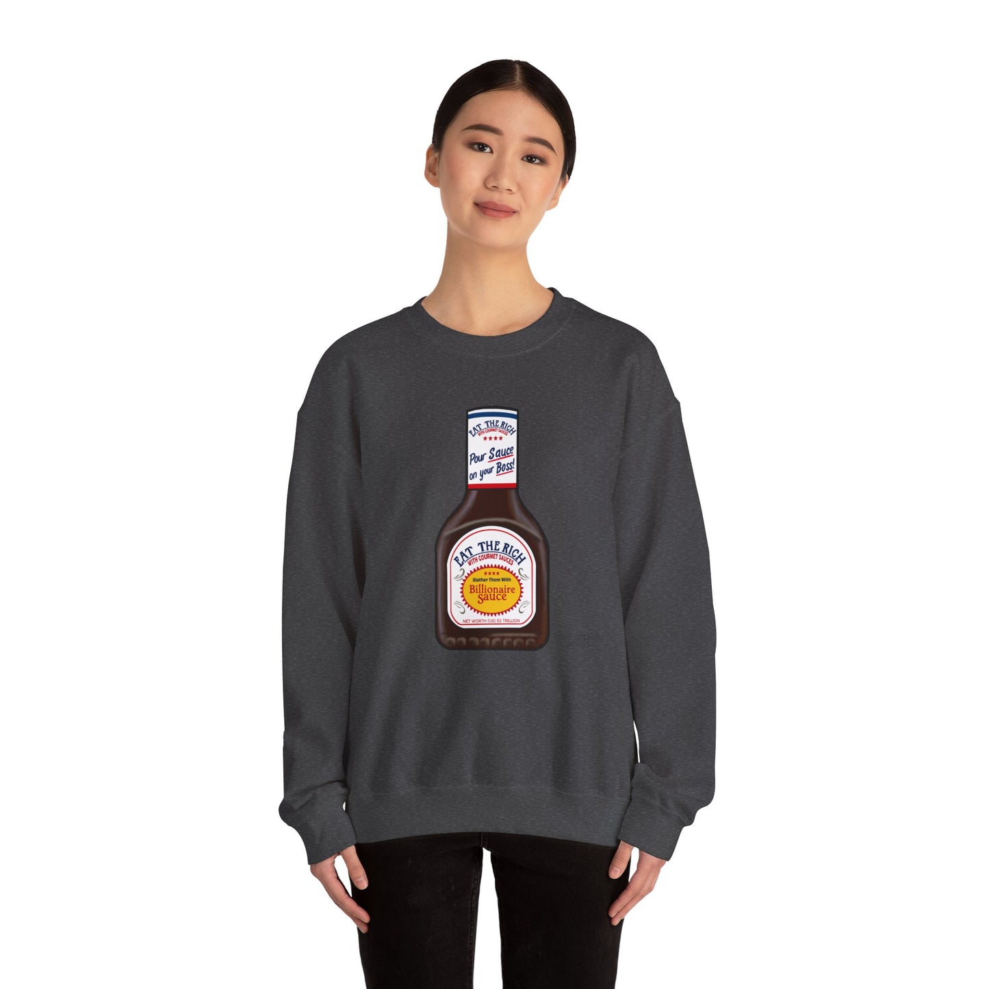 Sweet Eat the Rich Unisex Heavy Blend™ Crewneck Sweatshirt