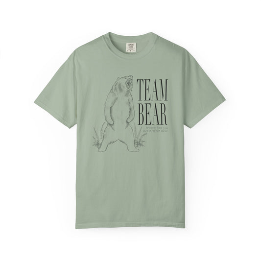 Team Bear Graphic T-Shirt Vintage Sketch Bear Tee because have you even met men
