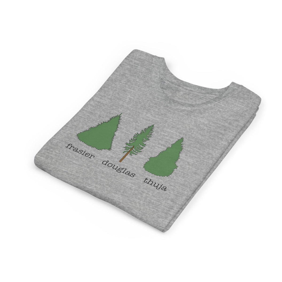 Youth Short Sleeve Tee – Fraser Douglas Thuja Tree Lover Shirt