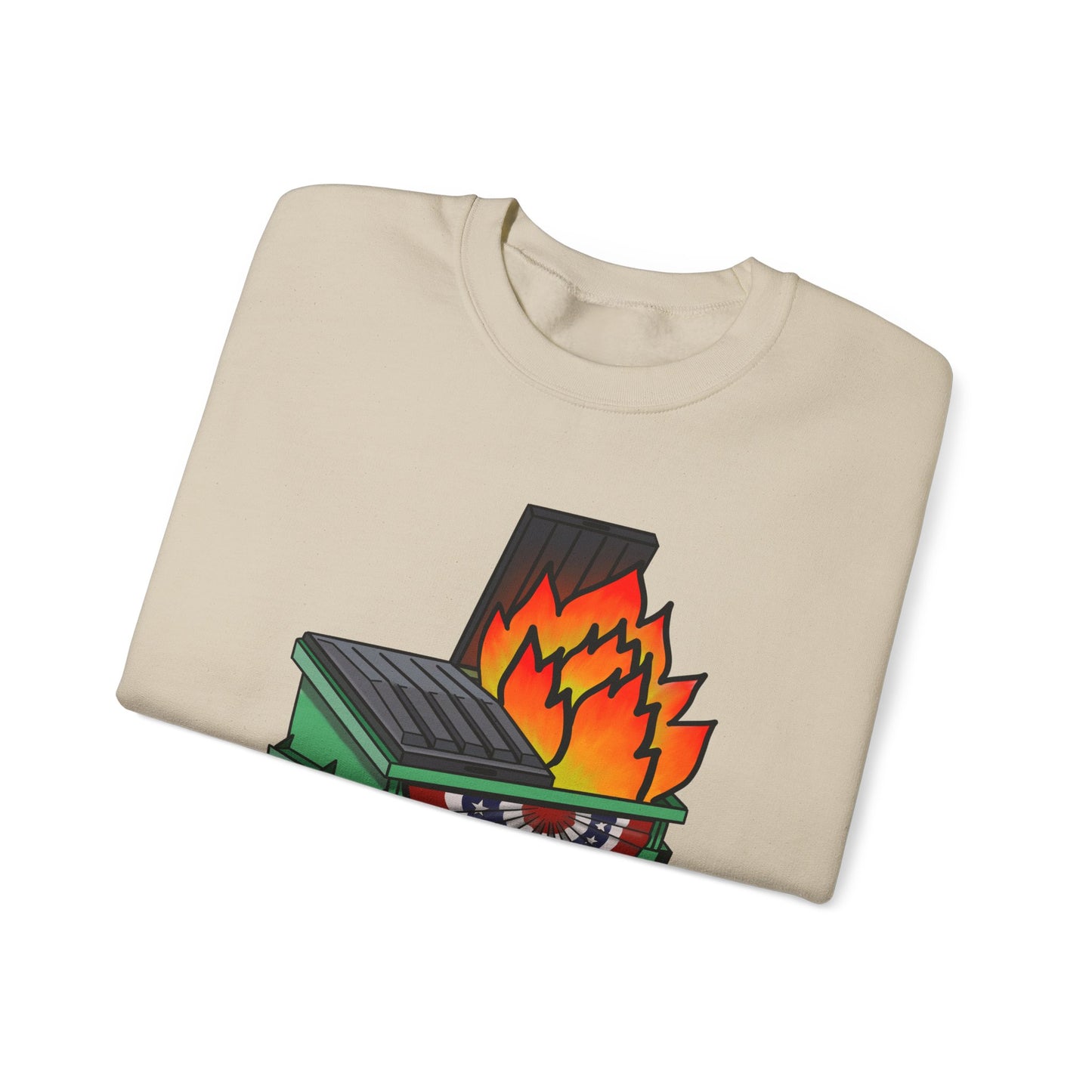 American Dumpster Fire Unisex Heavy Blend™ Crewneck Sweatshirt