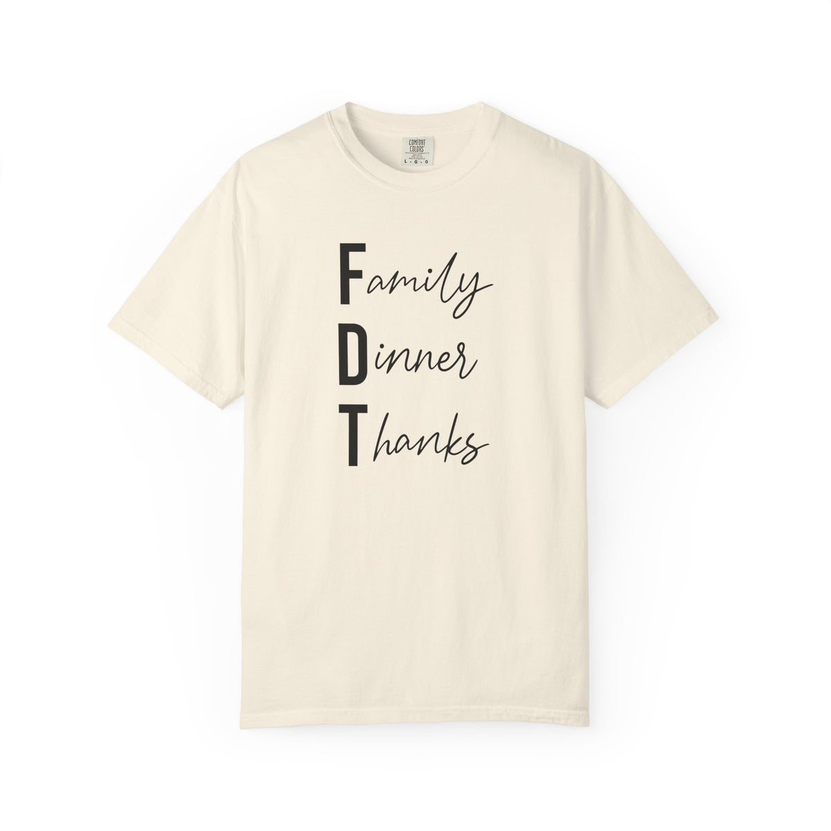 Family Dinner Thanks T-Shirt fdt Thanksgiving Family Gathering Tee