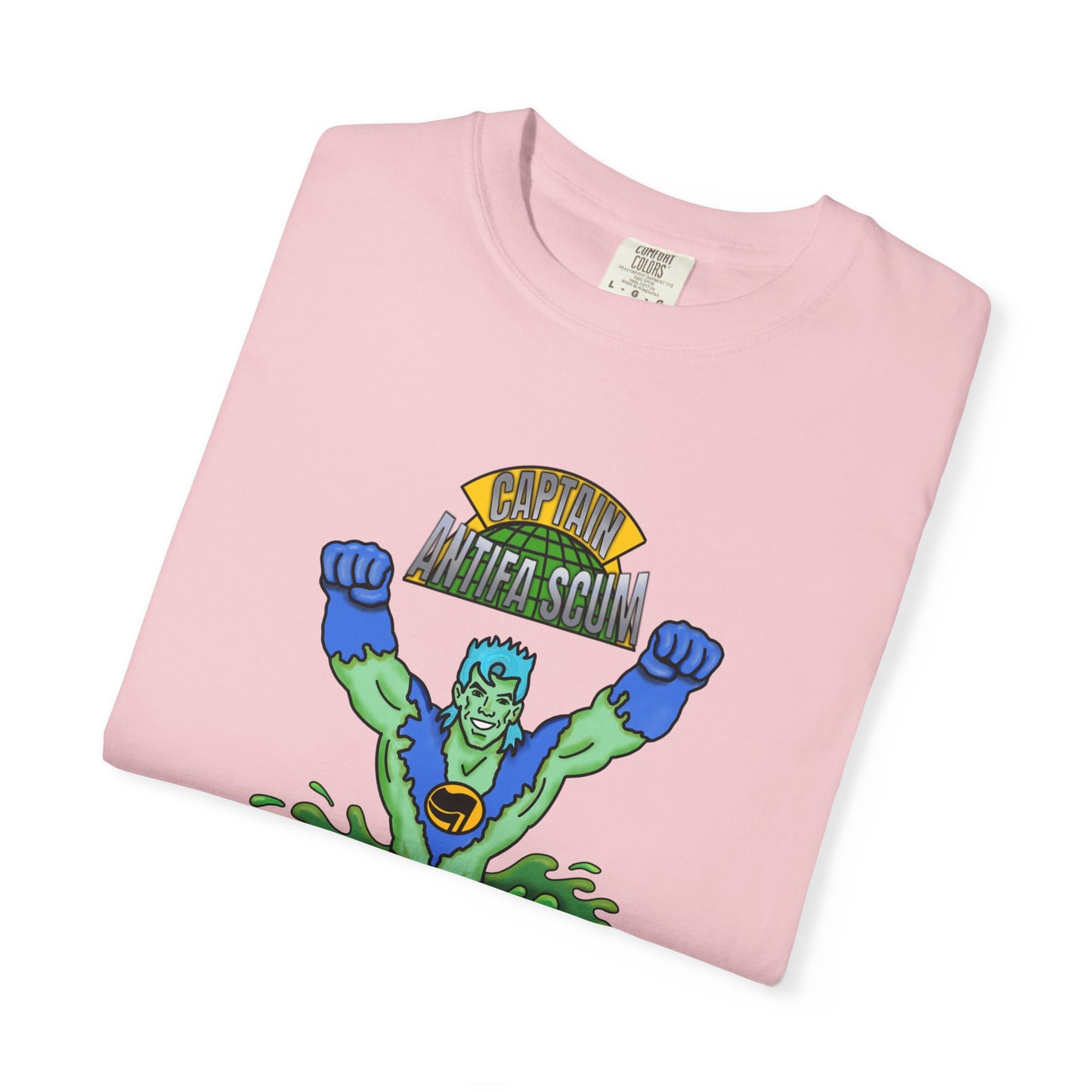 Captain Antifa Scum Reflecting Pool Algae Shirt