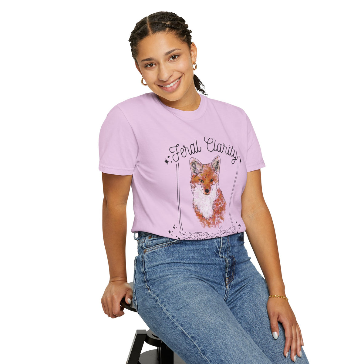 Feral Clarity Fox Graphic T-Shirt
